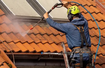 Démoussage et hydrofuge de toiture à Saint-Michel-les-Portes